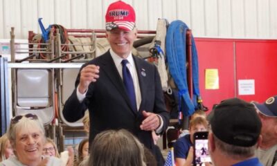 Biden Wearing Trump Hat 2024