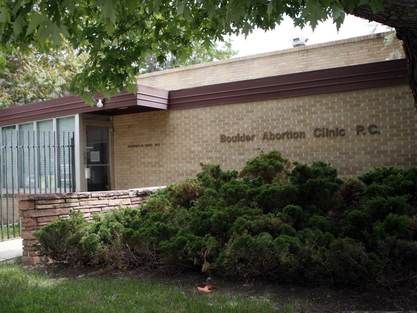 Boulder Abortion Clinic Exterior