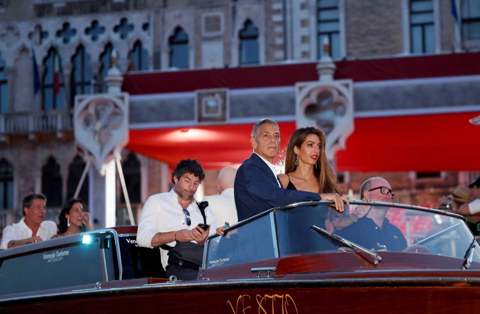 Brad Pitt And Ines De Ramon Venice Double Date