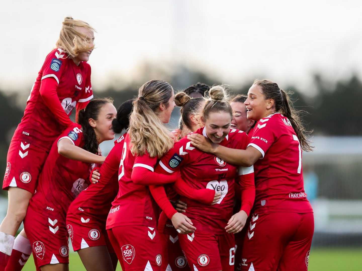 Bristol City Women's Football Team Bus