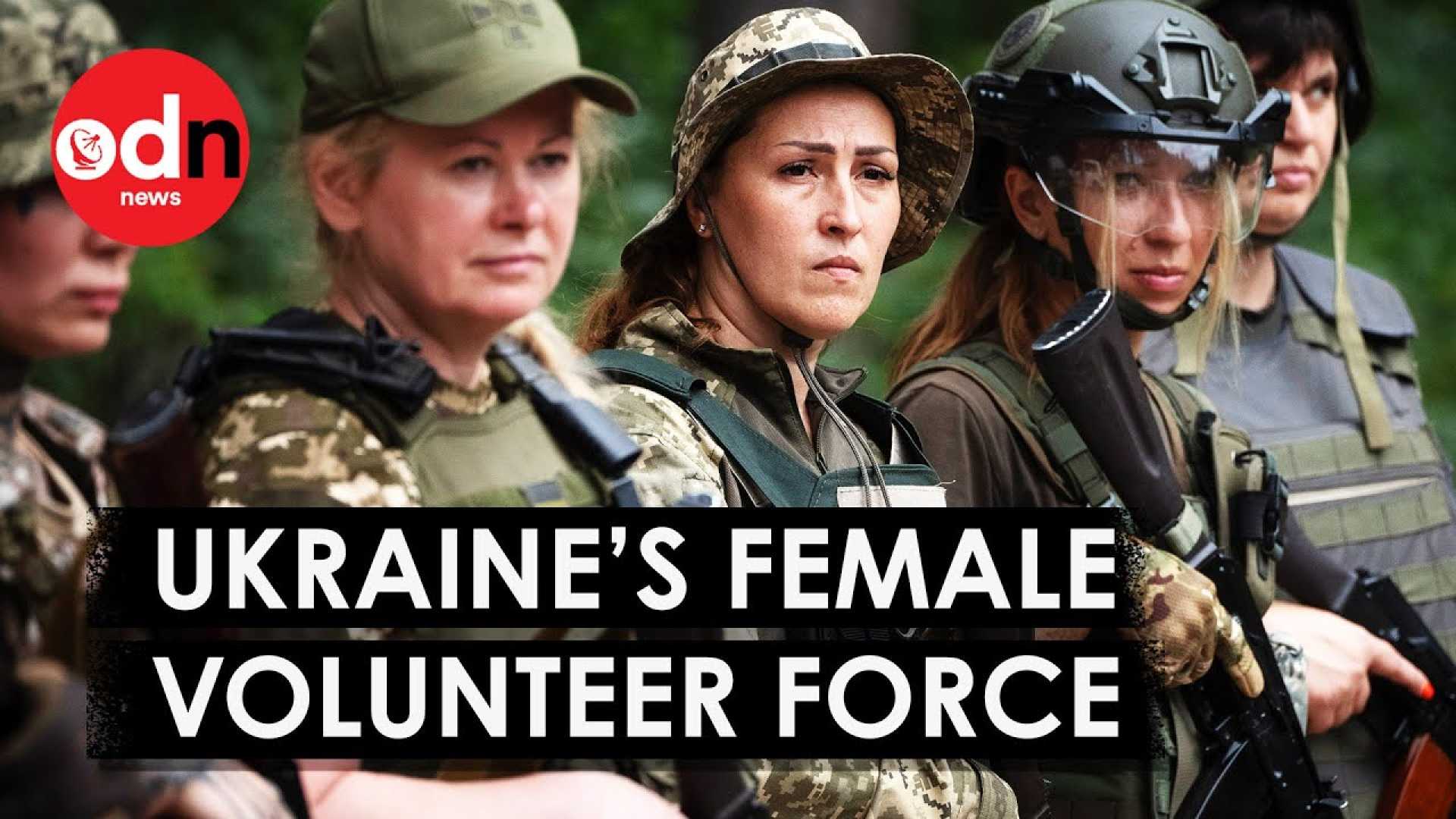 Bucha Ukraine Women Air Defense Training