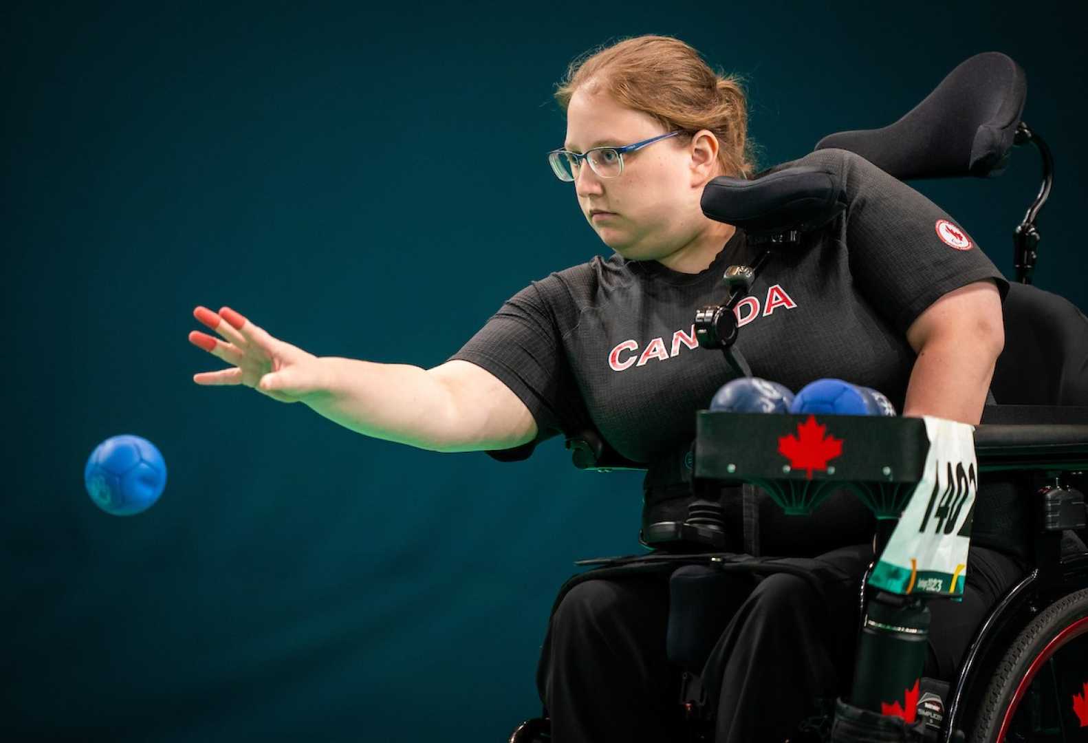 Canadian Boccia Player Alison Levine