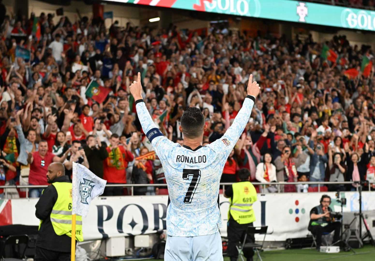 Cristiano Ronaldo Celebrating Goal