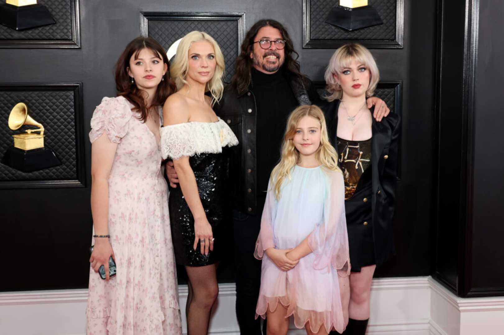 Dave Grohl With His Family