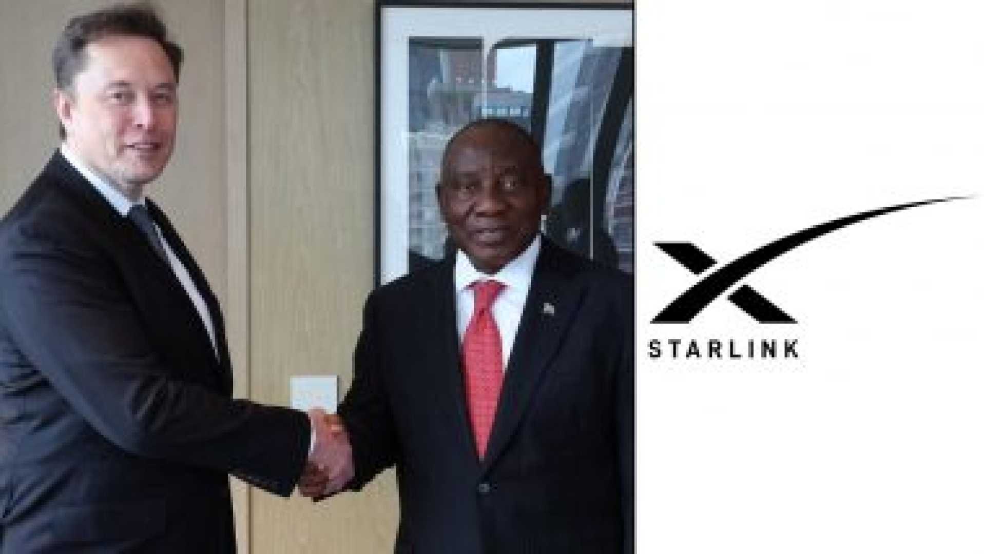 Elon Musk And Cyril Ramaphosa Meeting