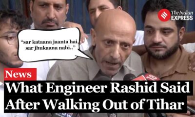 Engineer Rashid Walks Out Of Tihar Jail