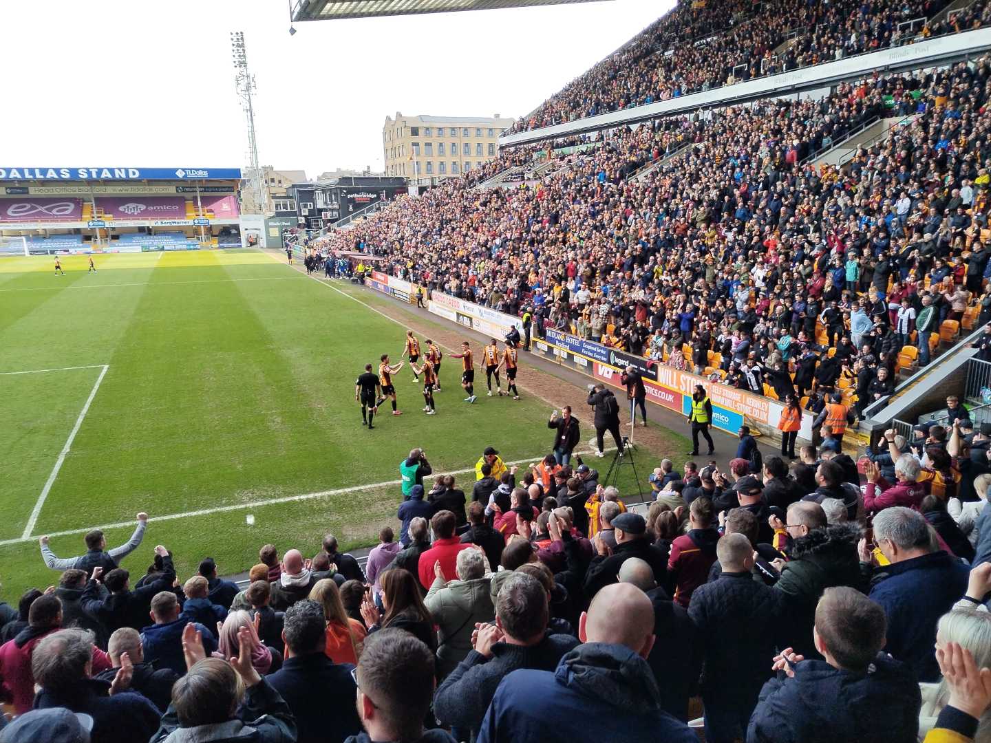 Football Fans Watching Game At Fan Zone