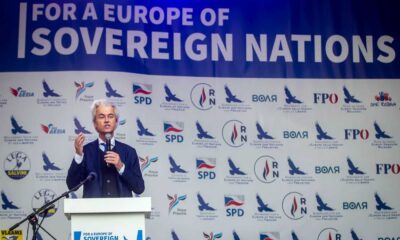 Geert Wilders Speaking At A Press Conference