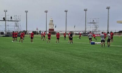 Gibraltar Football Training Session