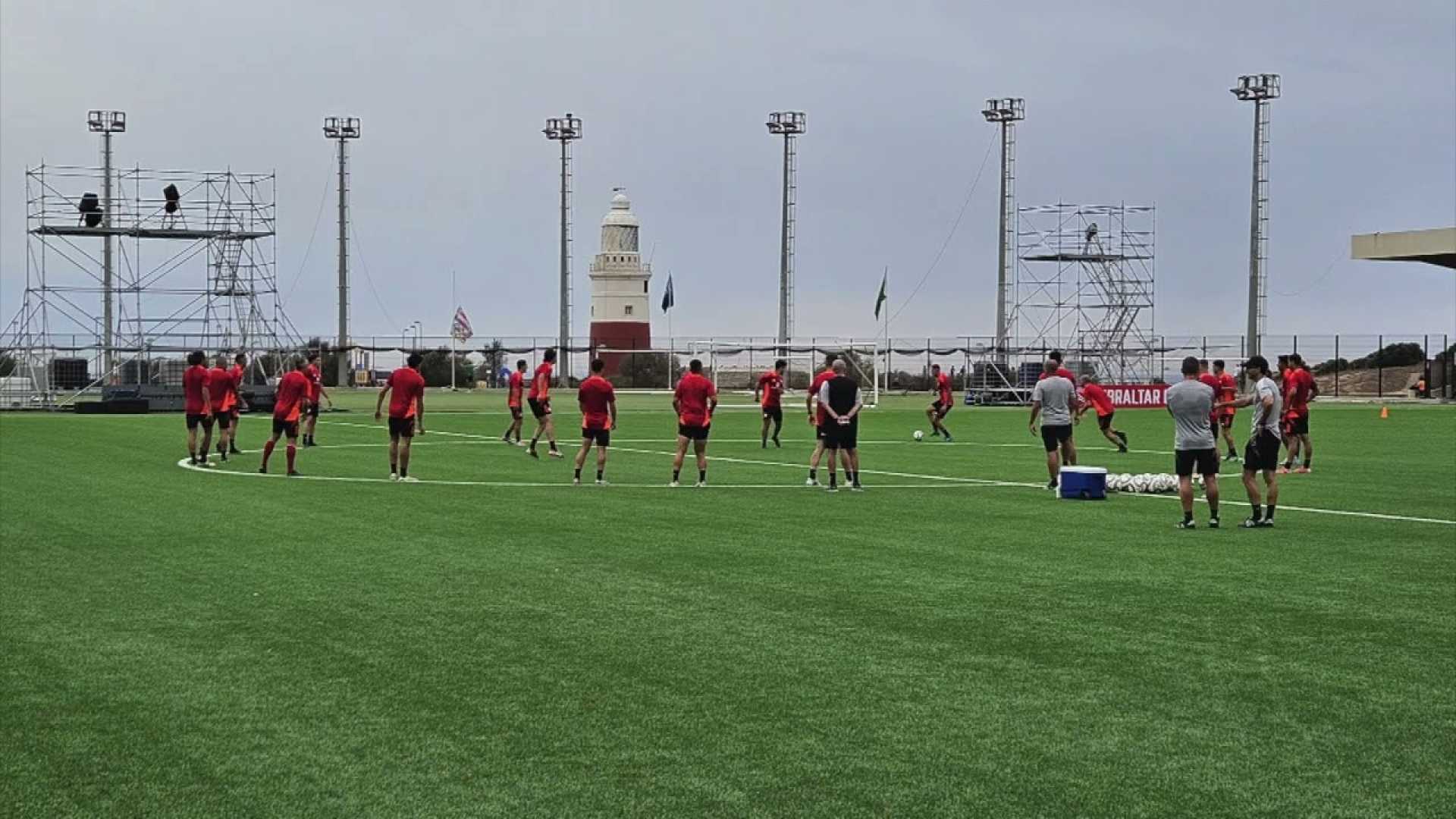 Gibraltar Football Training Session