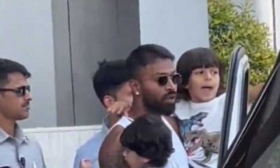 Hardik Pandya With Son Agastya