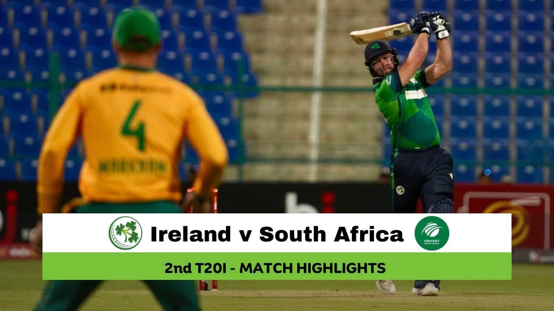 Ireland Vs South Africa T20 Cricket Match