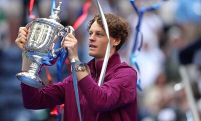 Jannik Sinner Celebrates U.s. Open Victory