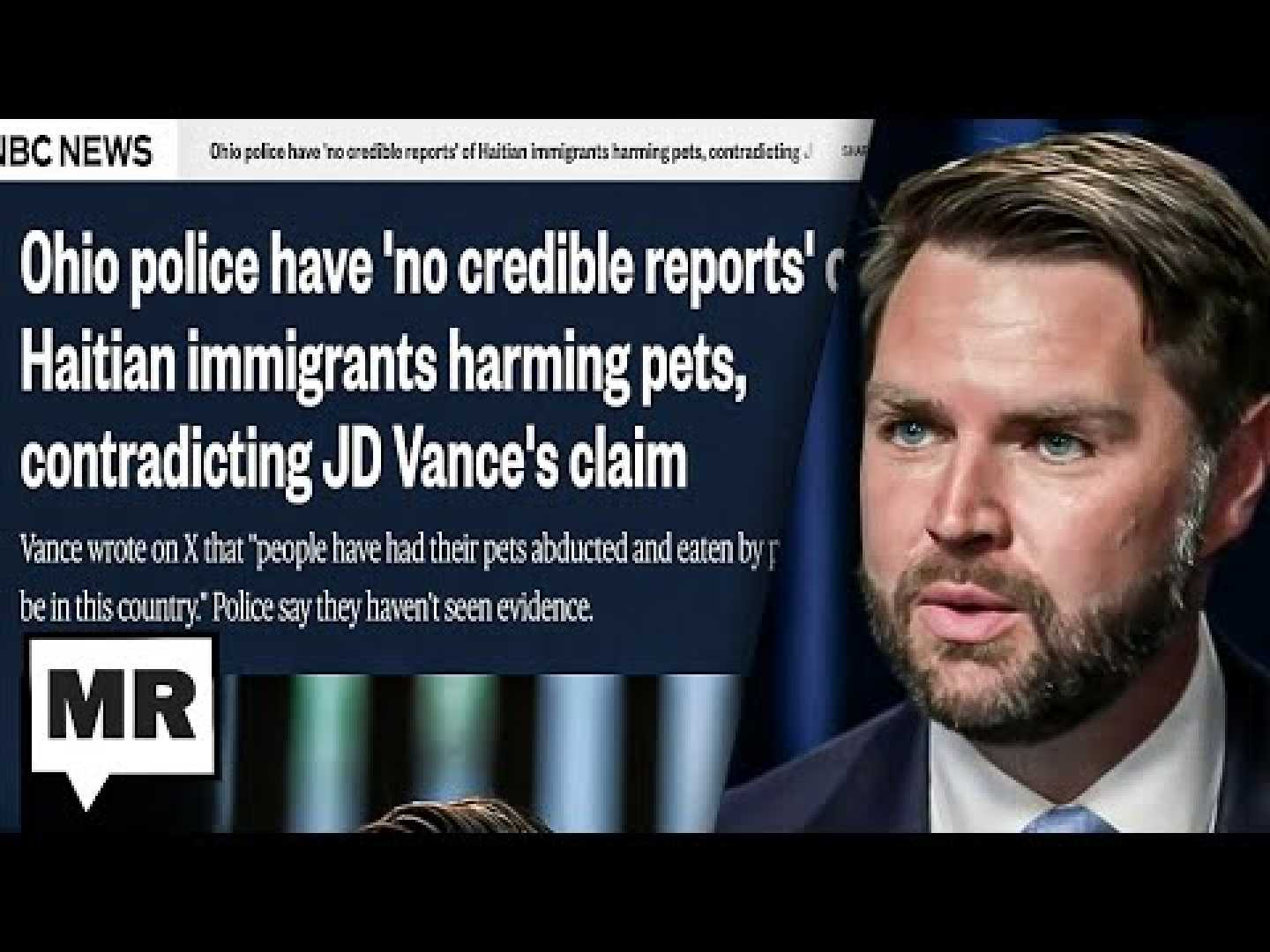 Jd Vance Haitian Immigrants Controversy