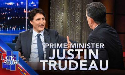 Justin Trudeau On The Late Show With Stephen Colbert