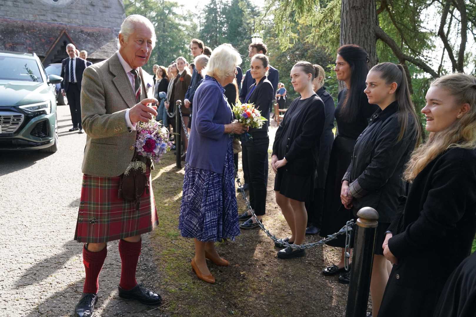 King Charles At Crathie Kirk