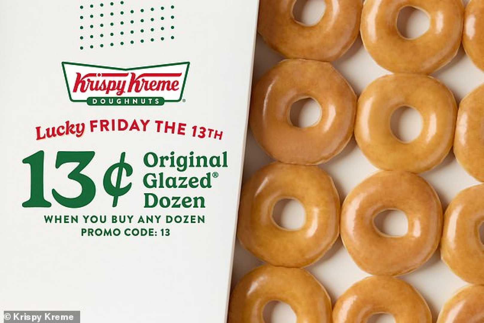 Krispy Kreme Doughnuts Friday The 13th