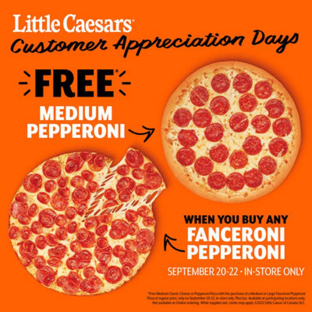 Little Caesars Customer Appreciation Day