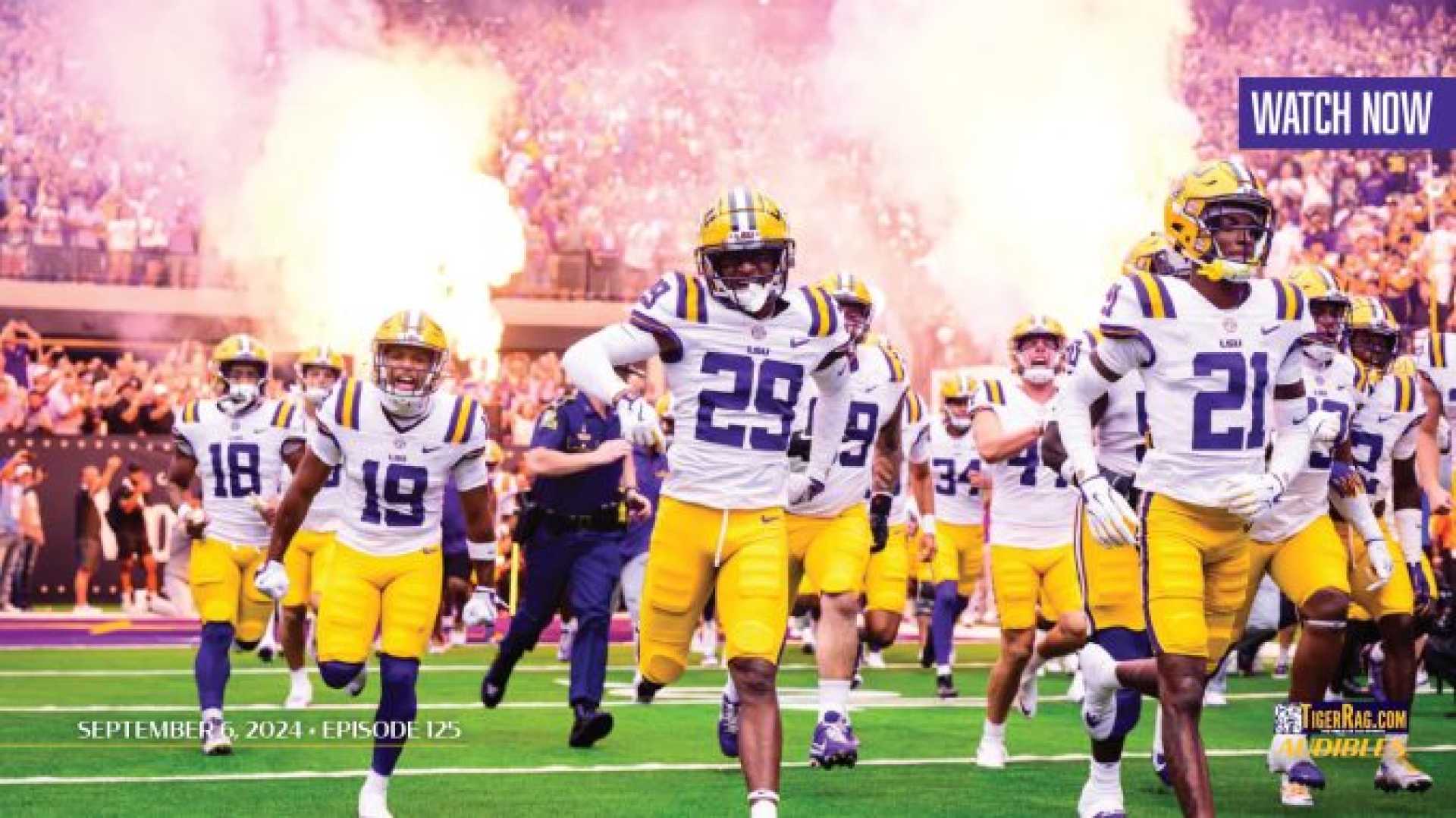 Lsu Football Team Vs Nicholls State