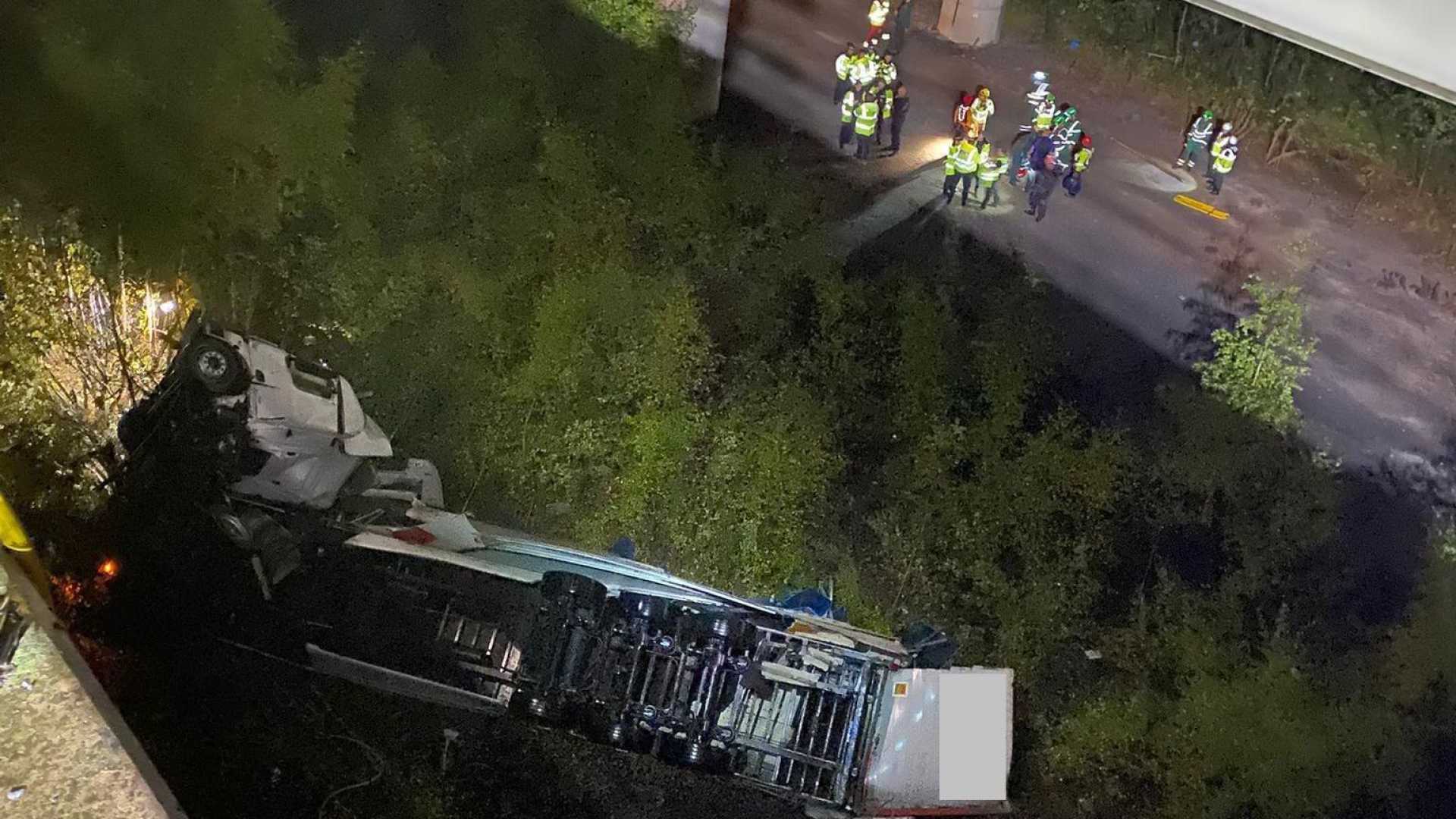 M6 Thelwall Viaduct Accident