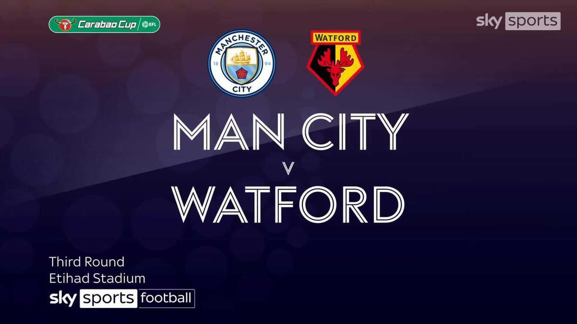 Manchester City Vs Watford Efl Carabao Cup 2024