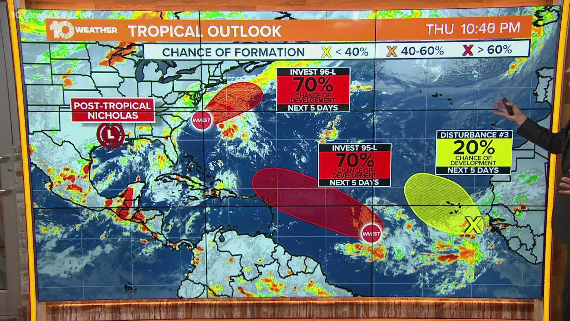 National Hurricane Center Monitoring Tropical Storm