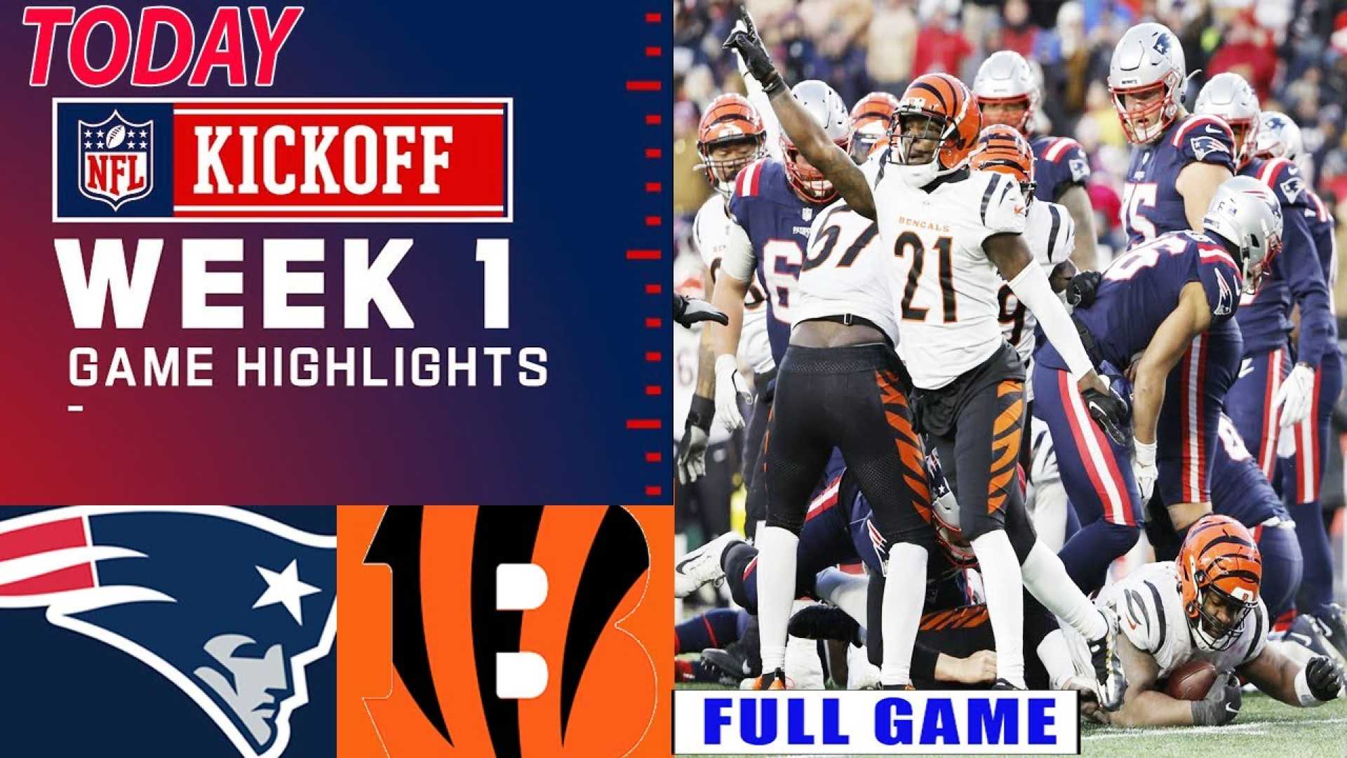 New England Patriots Vs Cincinnati Bengals Game