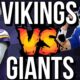 New York Giants Vs Minnesota Vikings Game