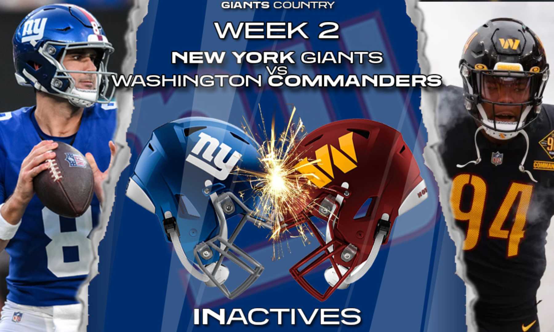 New York Giants Vs Washington Commanders