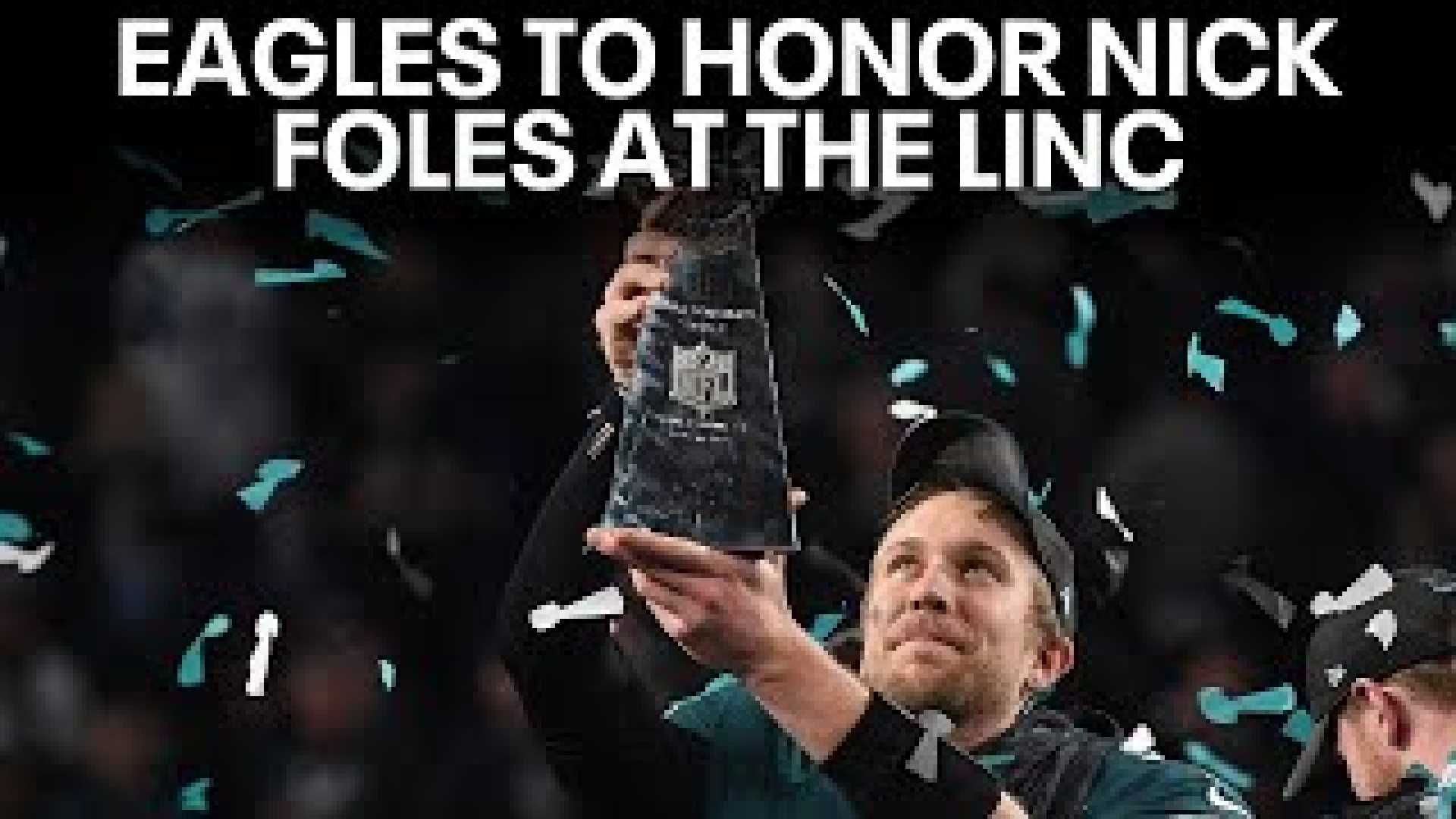 Nick Foles Retirement Ceremony