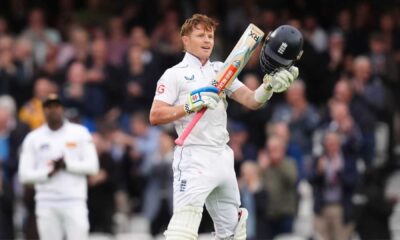 Ollie Pope Cricket Century Celebration