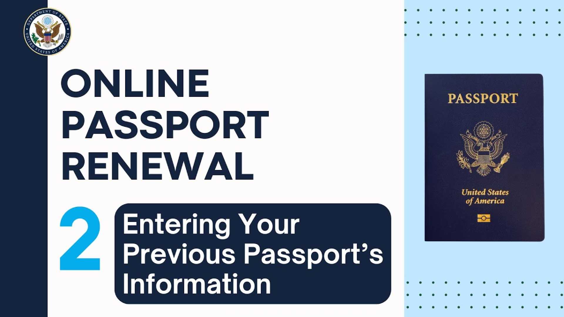 Online Passport Renewal Usa