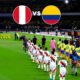 Peru Vs Colombia Football Match