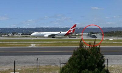 Qantas Plane Runway