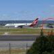 Qantas Plane Runway