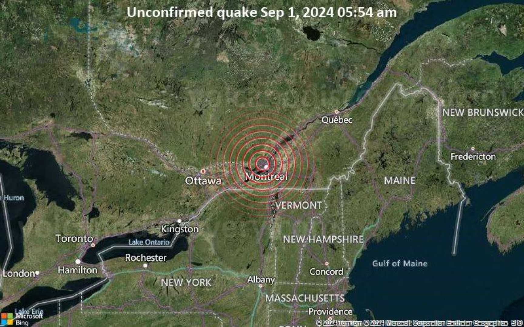 Quebec Earthquake