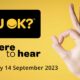 R U Ok? Day Mental Health Support