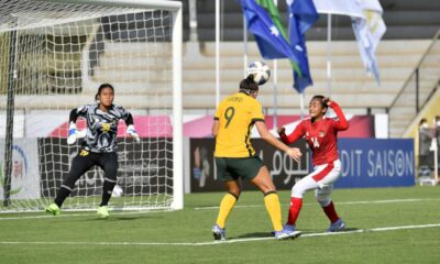 Soccer Match Australia Indonesia