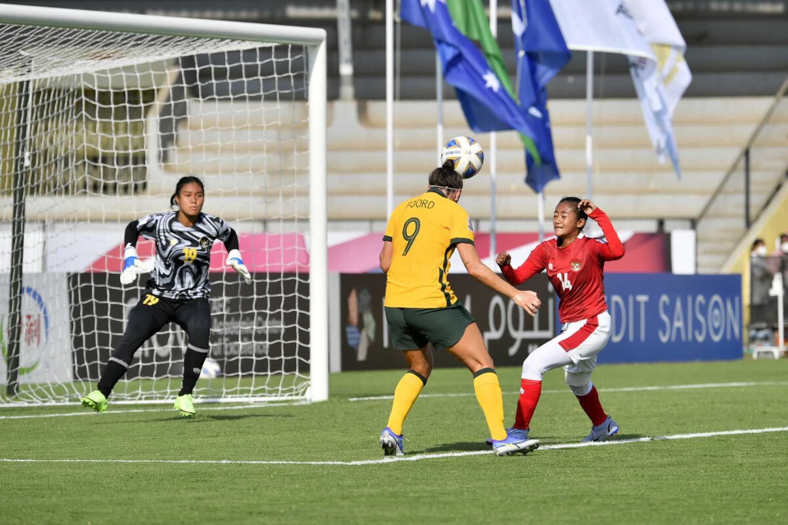 Soccer Match Australia Indonesia