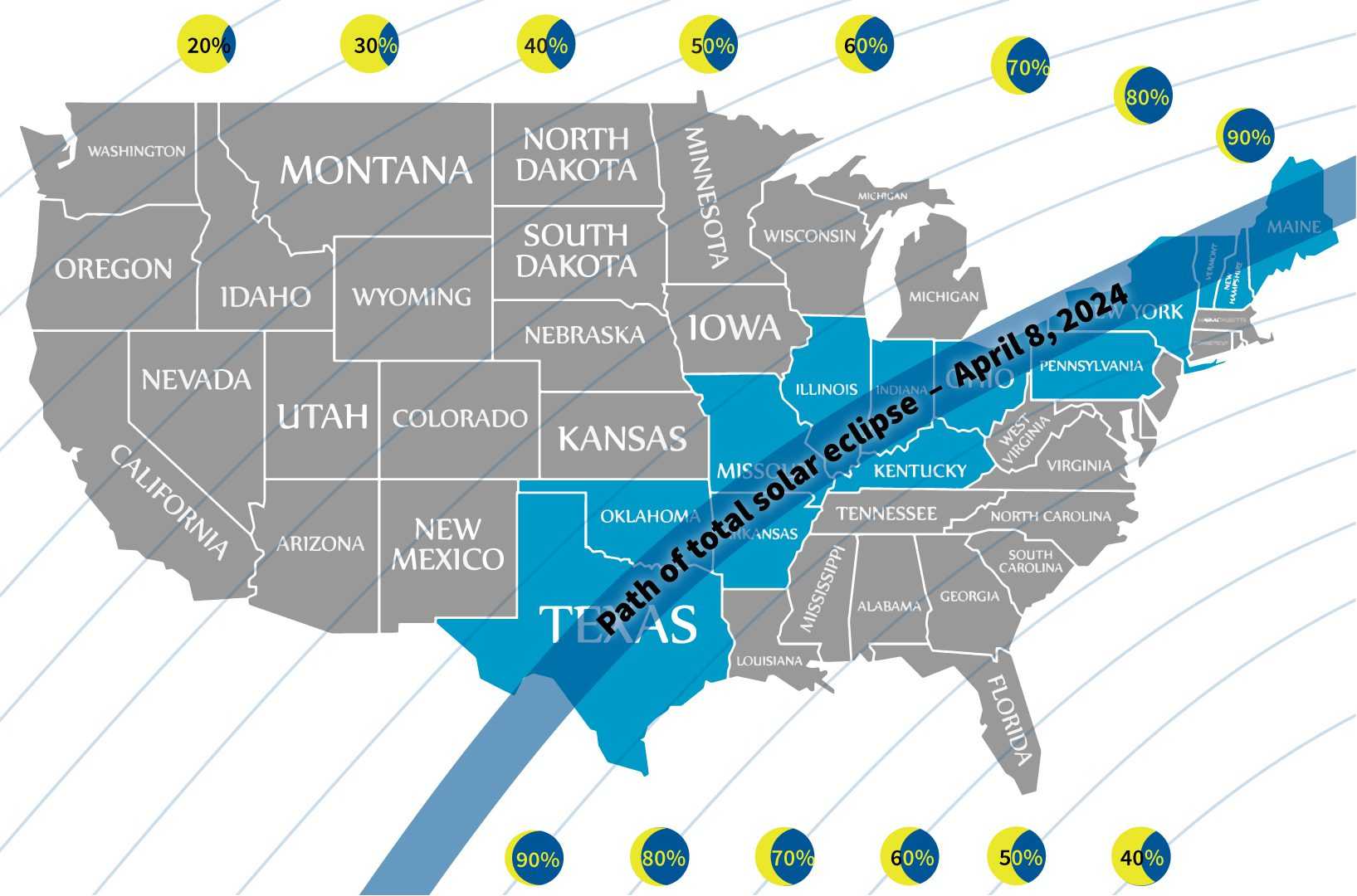 Solar Eclipse 2024 Visibility Map