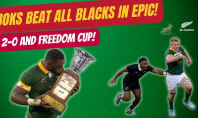 Springboks Vs All Blacks Rugby Match