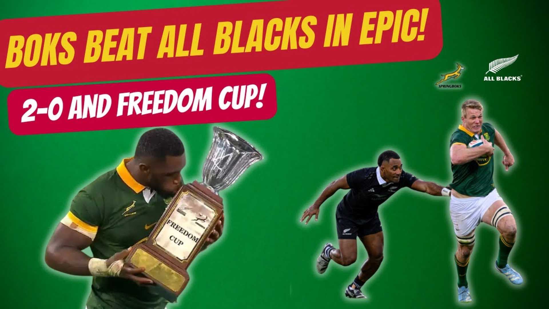 Springboks Vs All Blacks Rugby Match