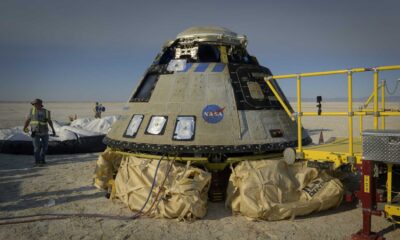 Starliner Spacecraft Landing White Sands New Mexico