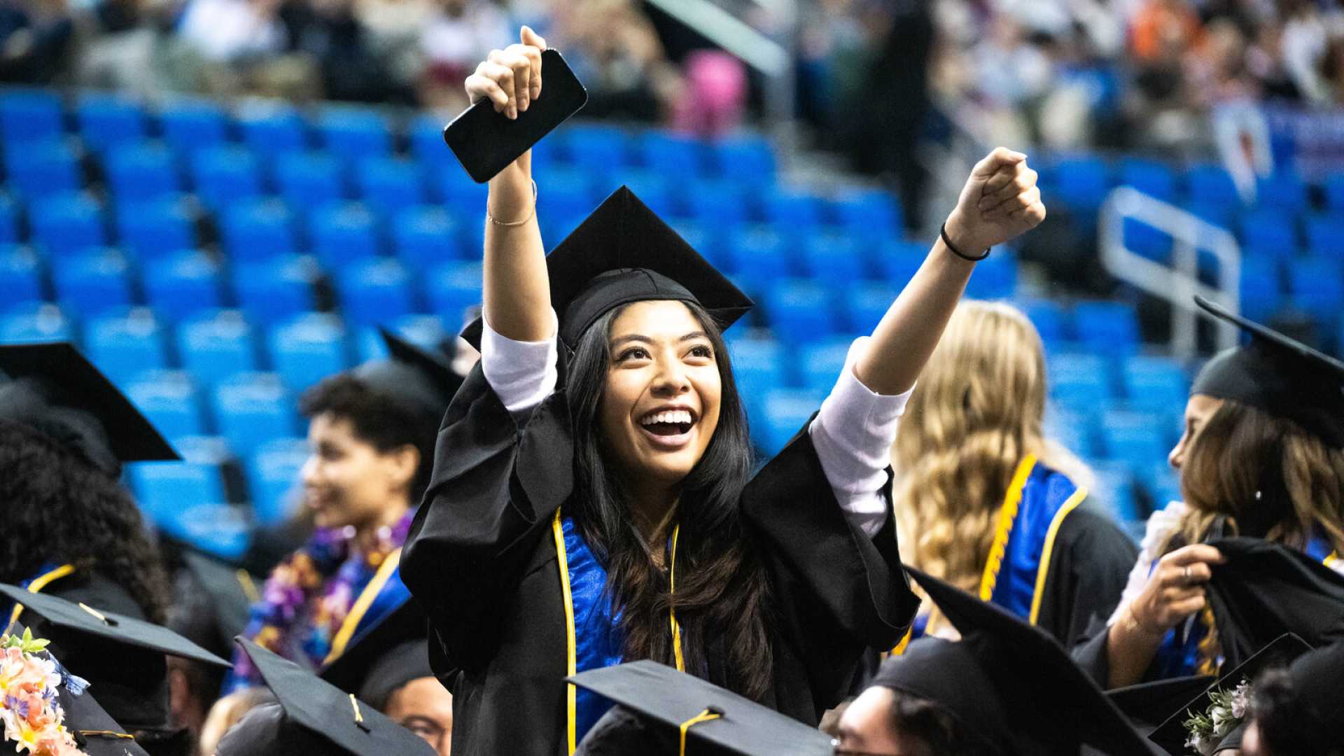 Students Graduating With Science Degrees