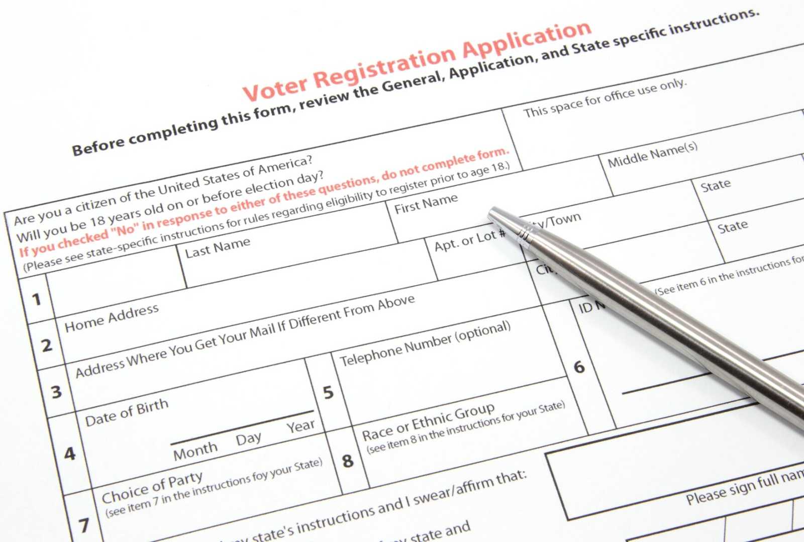 Texas Voter Registration