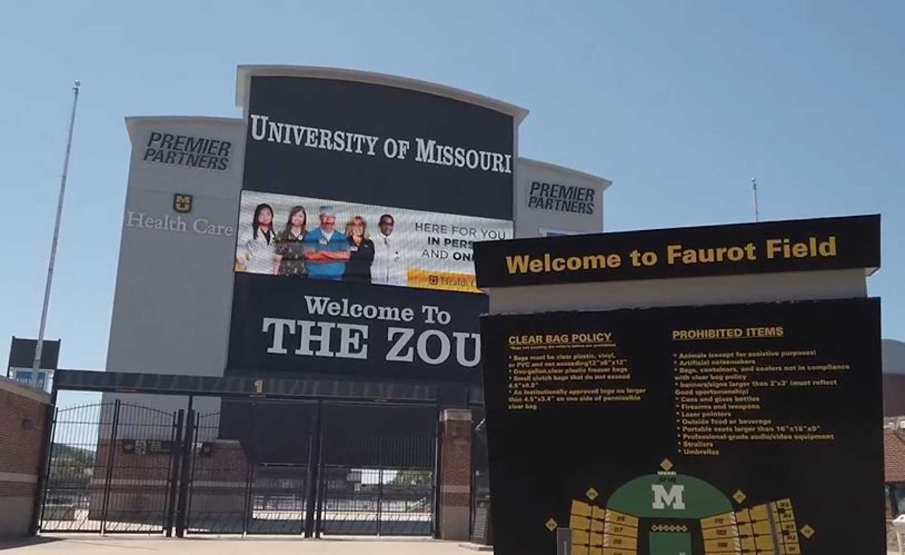 University Of Missouri Memorial Stadium