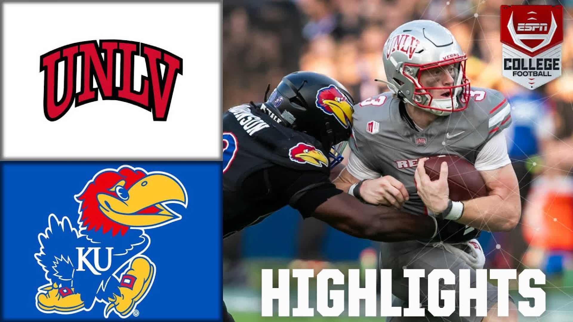 Unlv Rebels Vs Kansas Jayhawks Football