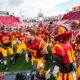 Usc Football Team In Action