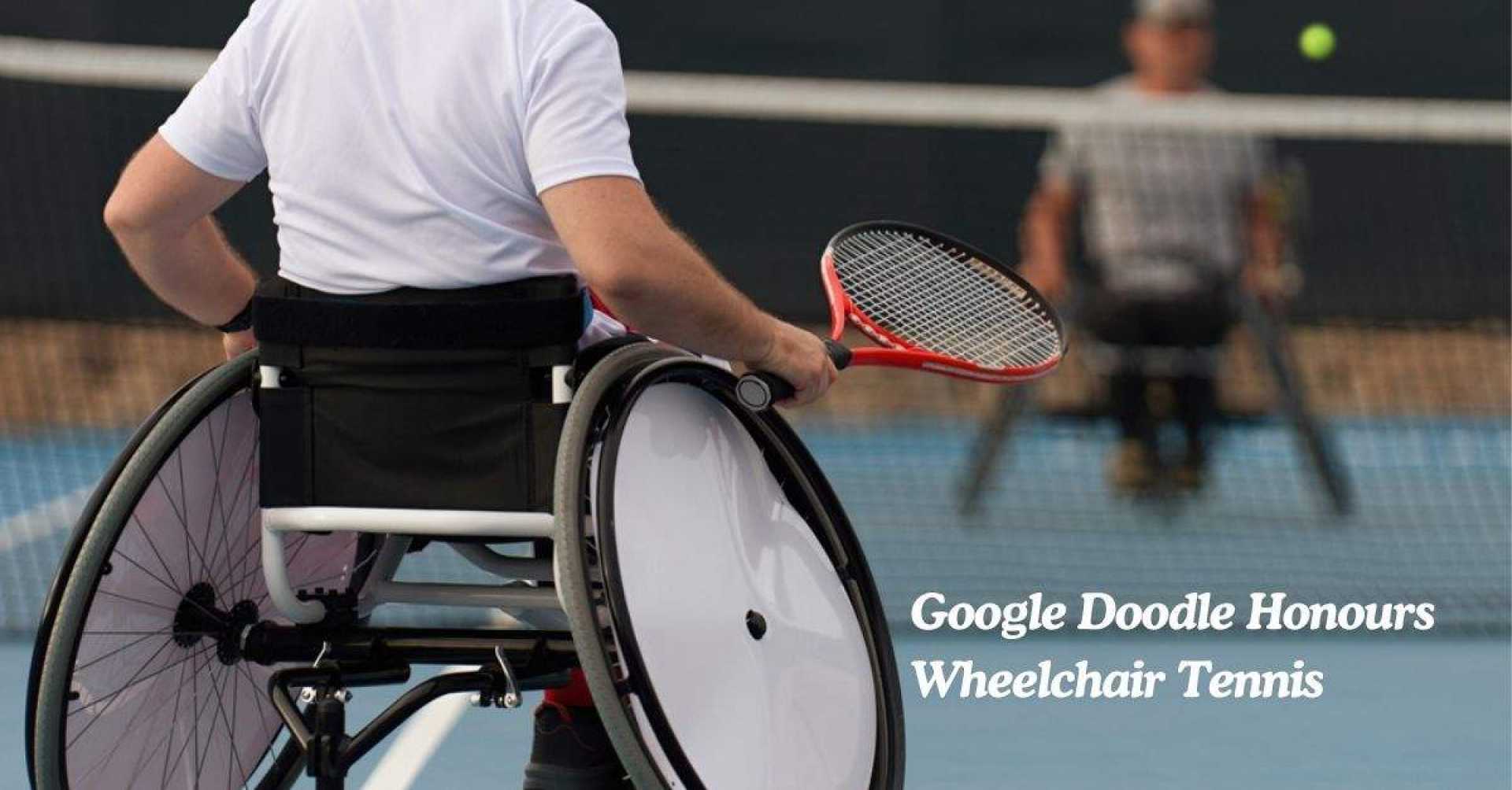 Wheelchair Tennis Players Competing