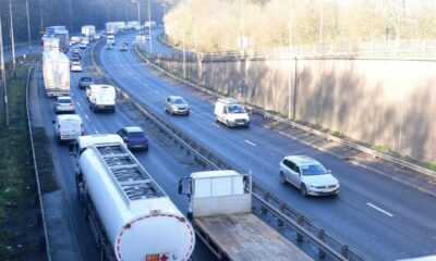 A500 Closure Traffic Jam